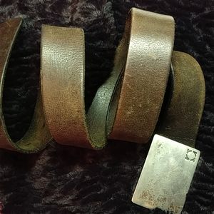 Vintage Belt Distressed Broken-In Patina